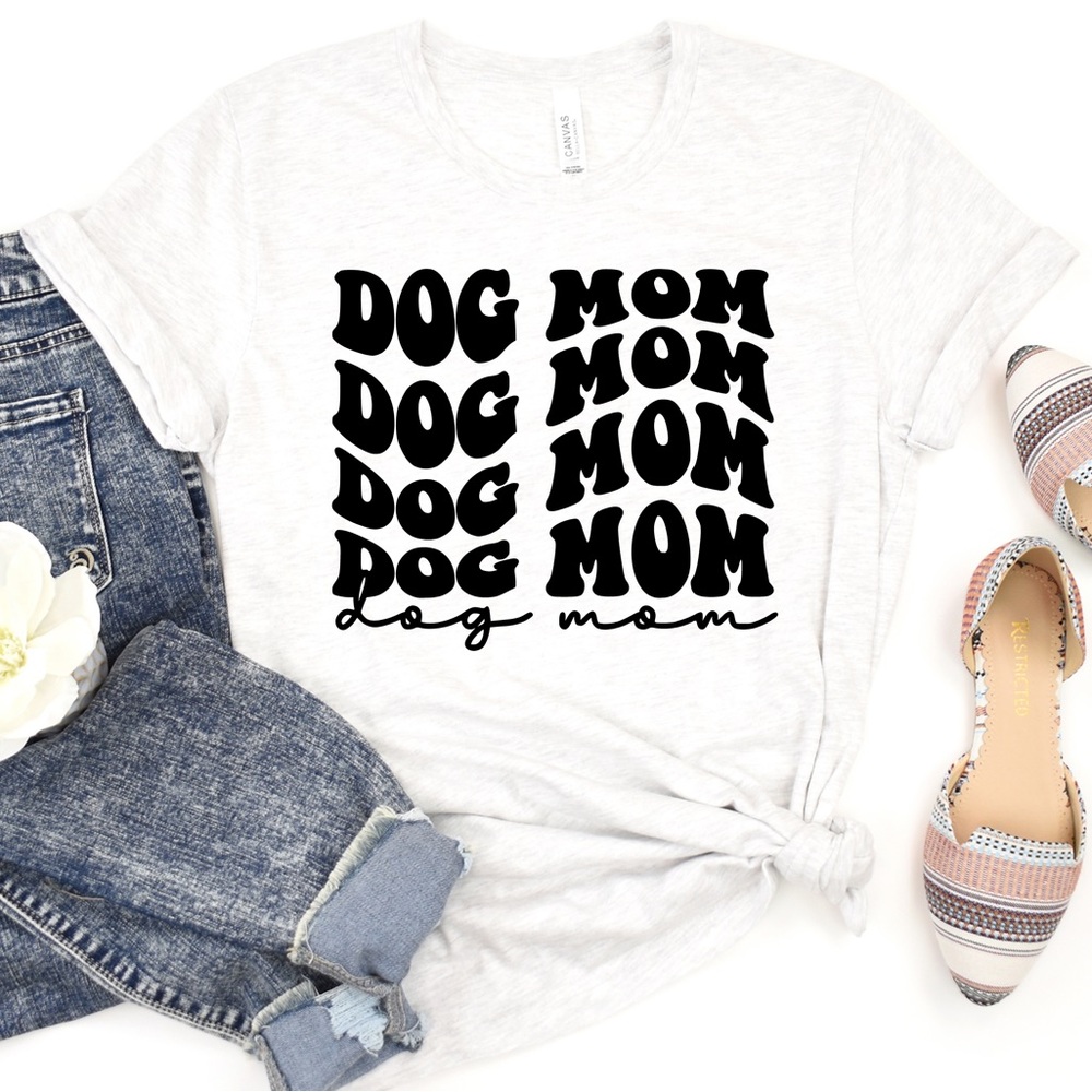 ❗️2/$12❗️ NEW Groovy Dog Mom Bella Canvas Tshirt